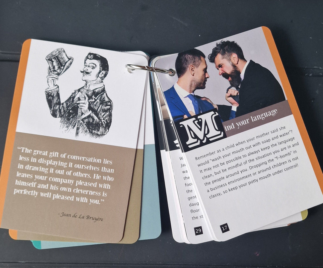 Geschenk-Set "How to become a gentleman"