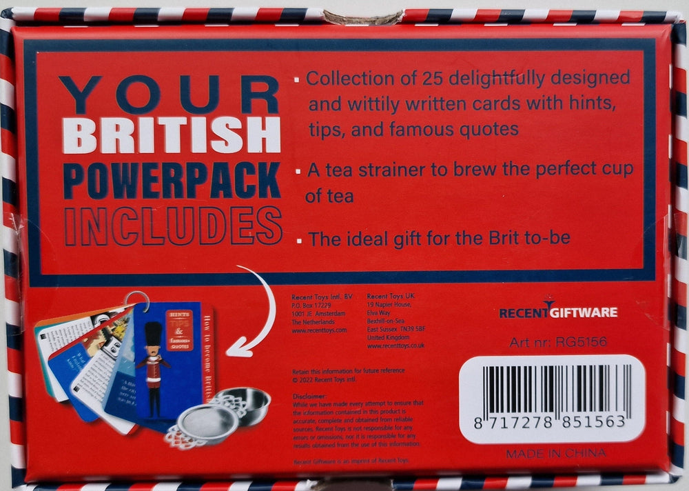 Geschenk-Set "How to become British"
