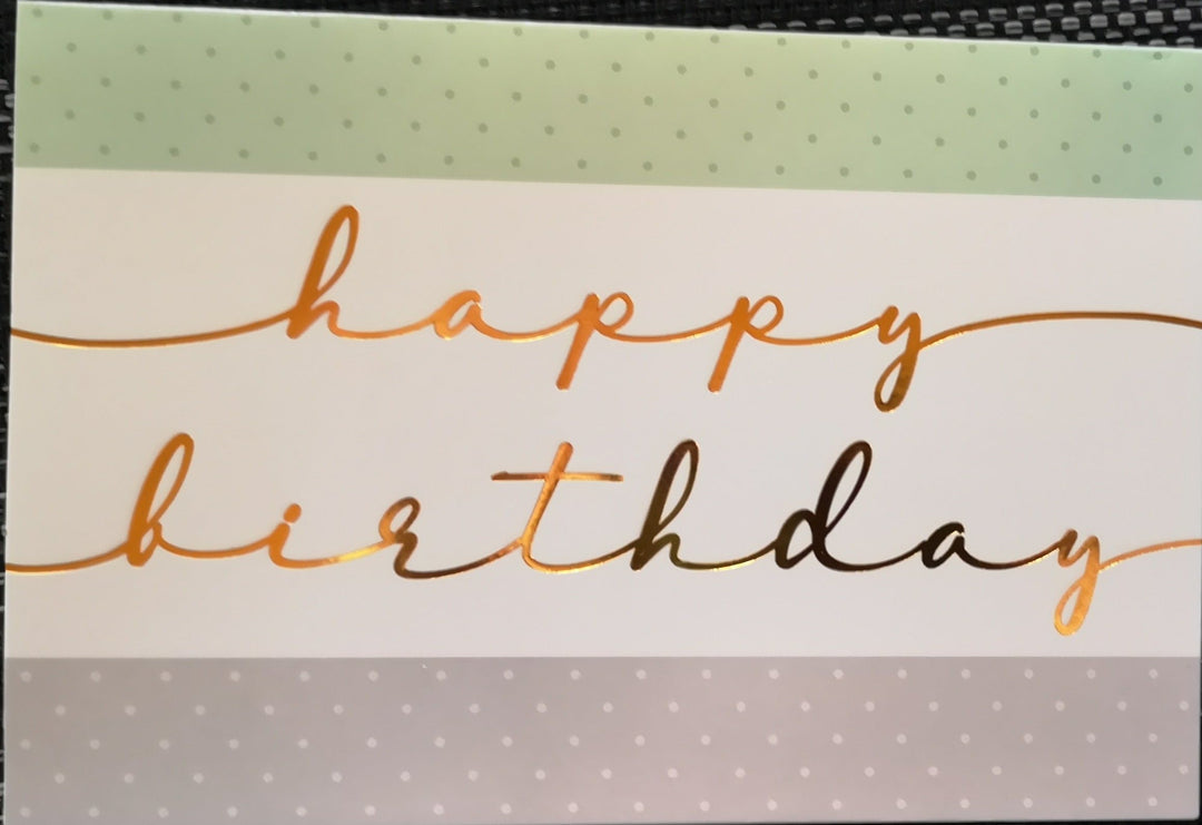 DAZU BUCHEN : Geschenkkarte "Happy Birthday" Motiv 2 - British Moments