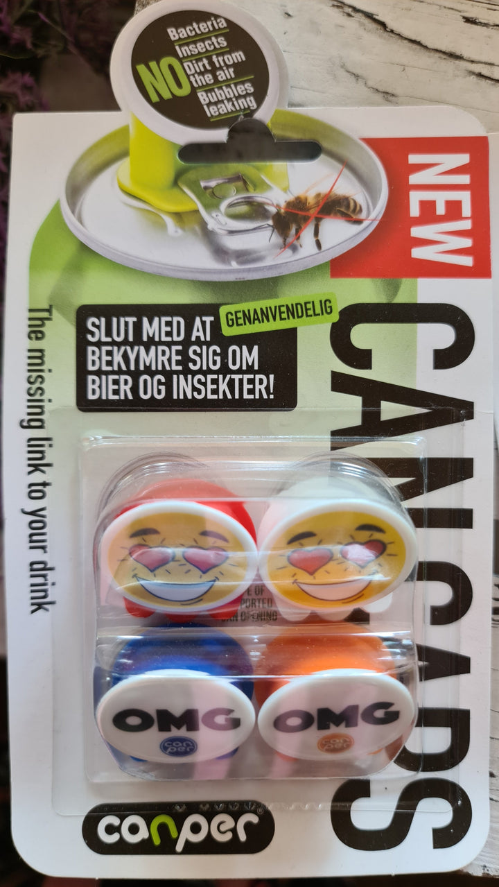 Getränkedosen Verschluß zum Schutz vor Insekten, 4er Set - British Moments / Fernweh-Kaufhaus