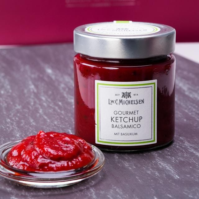 Gourmet Ketchup Balsamico mit Basilikum