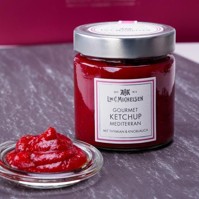 Gourmet Ketchup Mediterran mit Thymian & Knoblauch