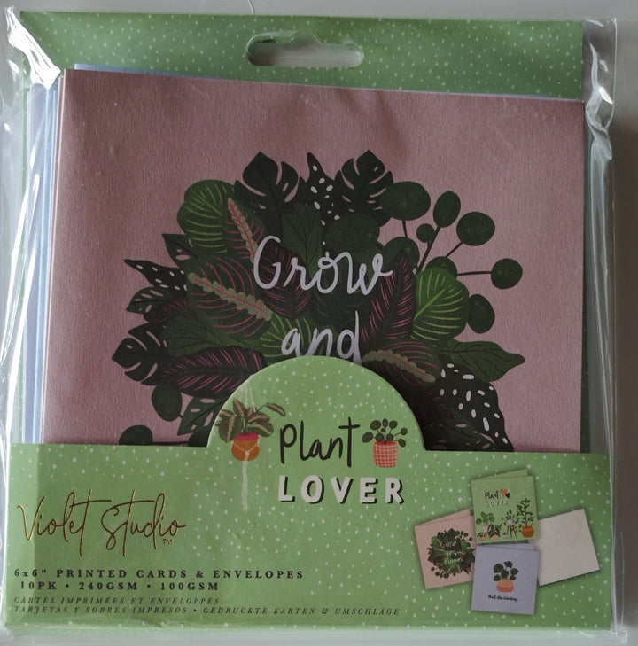 Grußkarten-Set "Plant Lover", 10-teilig