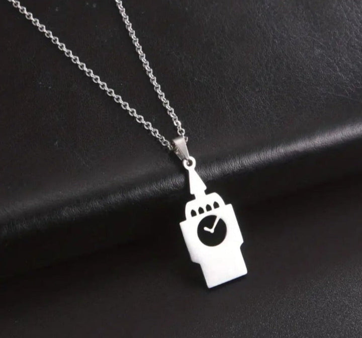 Halskette, Modeschmuck "Big Ben" , Edelstahl