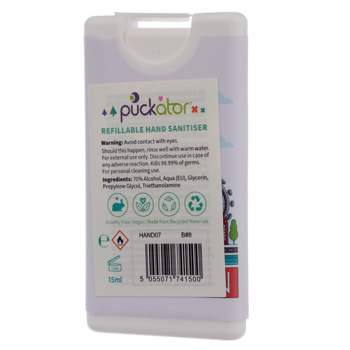 Handreinigungs- Spray 15 ml mit London Icons  Motiv