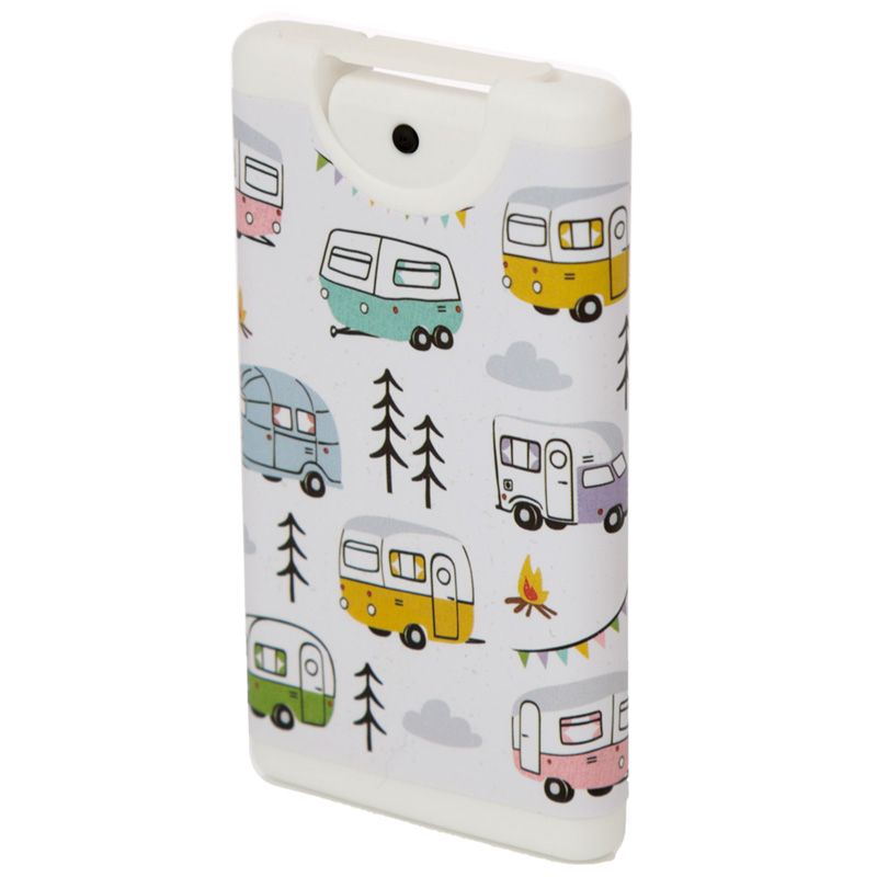 Handreinigungs- Spray 15 ml mit "Wildwood Wohnwagen"- Motiv