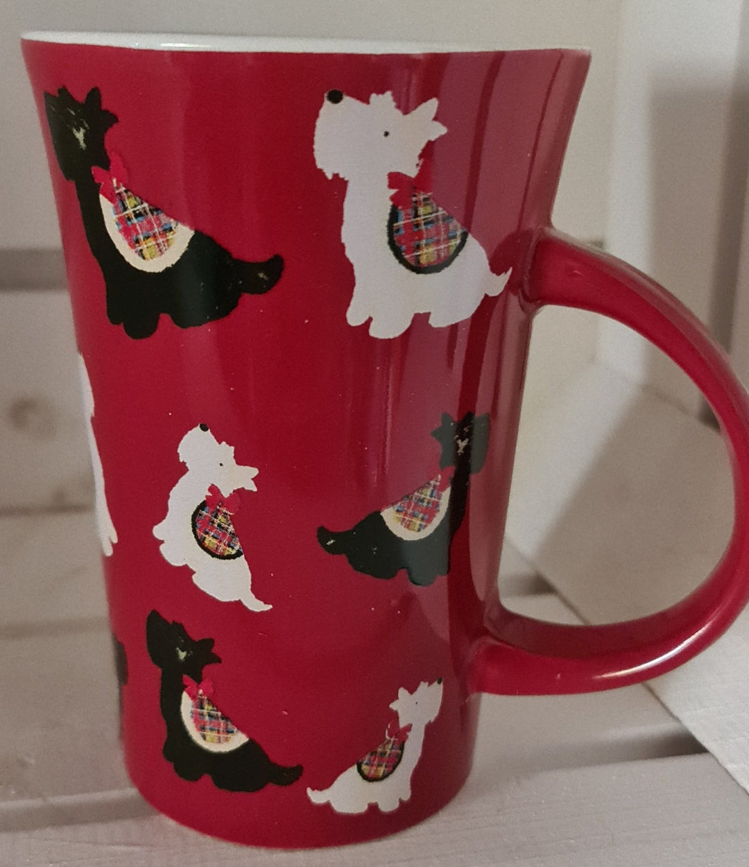 Harris & Maybel Becher, Porzellan, Tartan Optik - British Moments / Fernweh-Kaufhaus