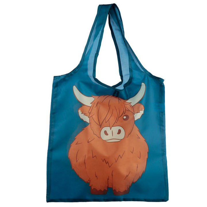 Highland Cow PVC Einkaufstasche, Motiv 1 - British Moments / Fernweh-Kaufhaus