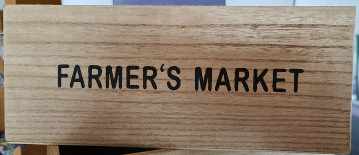 Holzbox  "Farmer's Market" - British Moments / Fernweh-Kaufhaus
