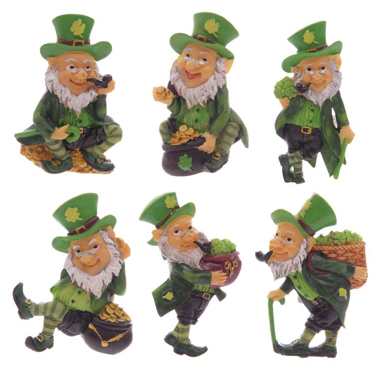 Irischer Kobold "Leprechaun" Magnetfigur/Kühlschrankmagnet- British Moments / Fernweh-Kaufhaus