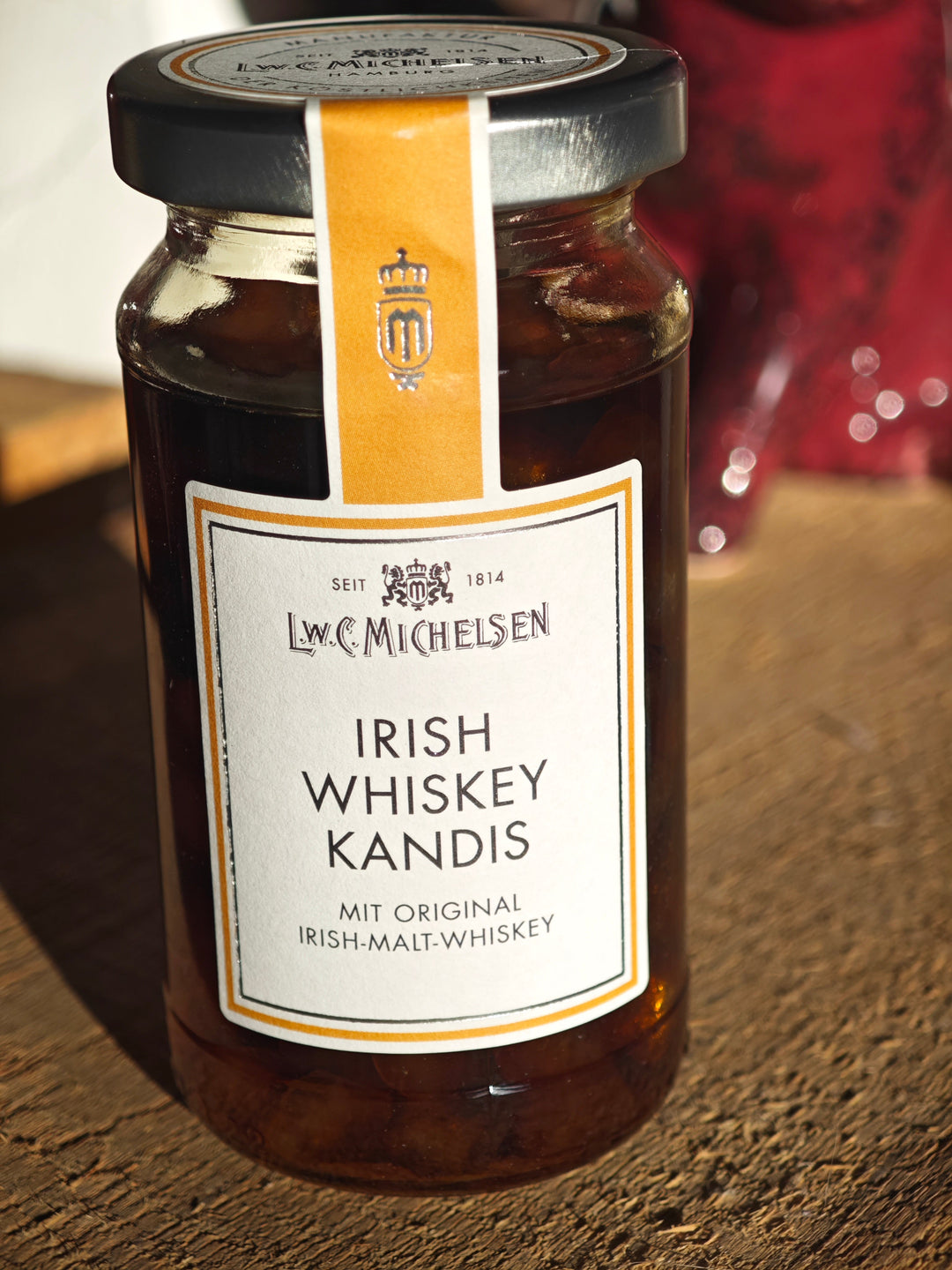 Irish Whiskey Kandis 250 gr. Glas - Food