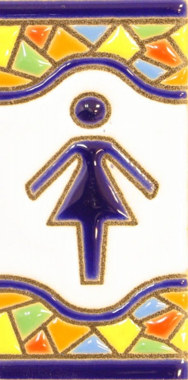 Keramik Fliese "Damen" 3,7x7,4 cm aus Andalusien - British Moments