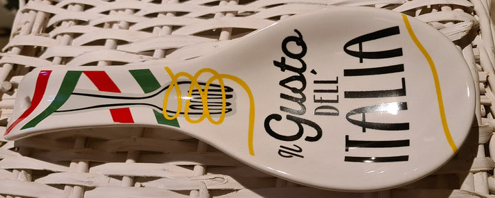 Keramik Löffel Ablage "Il gusto dell'Italia " - British Moments / Fernweh-Kaufhaus