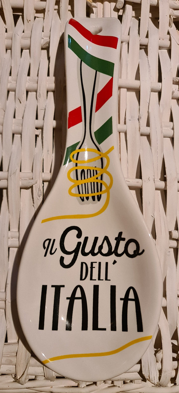 Keramik Löffel Ablage "Il gusto dell'Italia " - British Moments / Fernweh-Kaufhaus