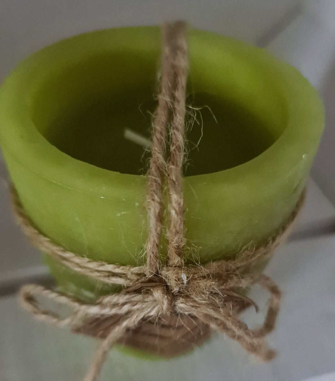 Kerze grün "Home sweet Home " von Countryfield - British Moments / Fernweh-Kaufhaus