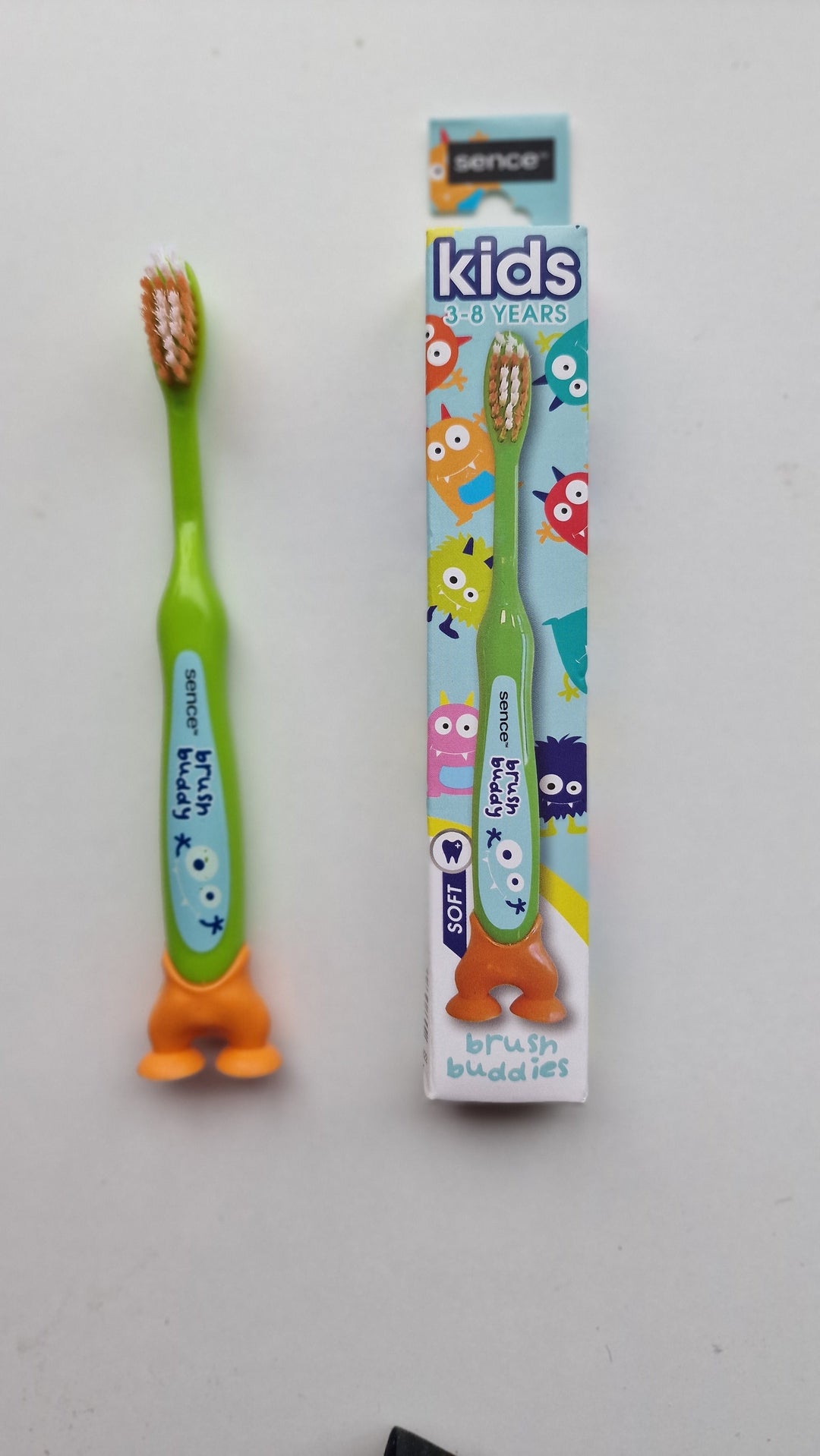 Kinder - Zahnbürste " Brush Buddies " mit Saugnapf-Füßen