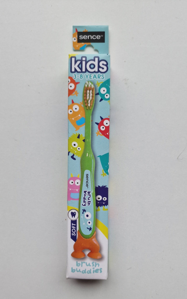Kinder - Zahnbürste " Brush Buddies " mit Saugnapf-Füßen