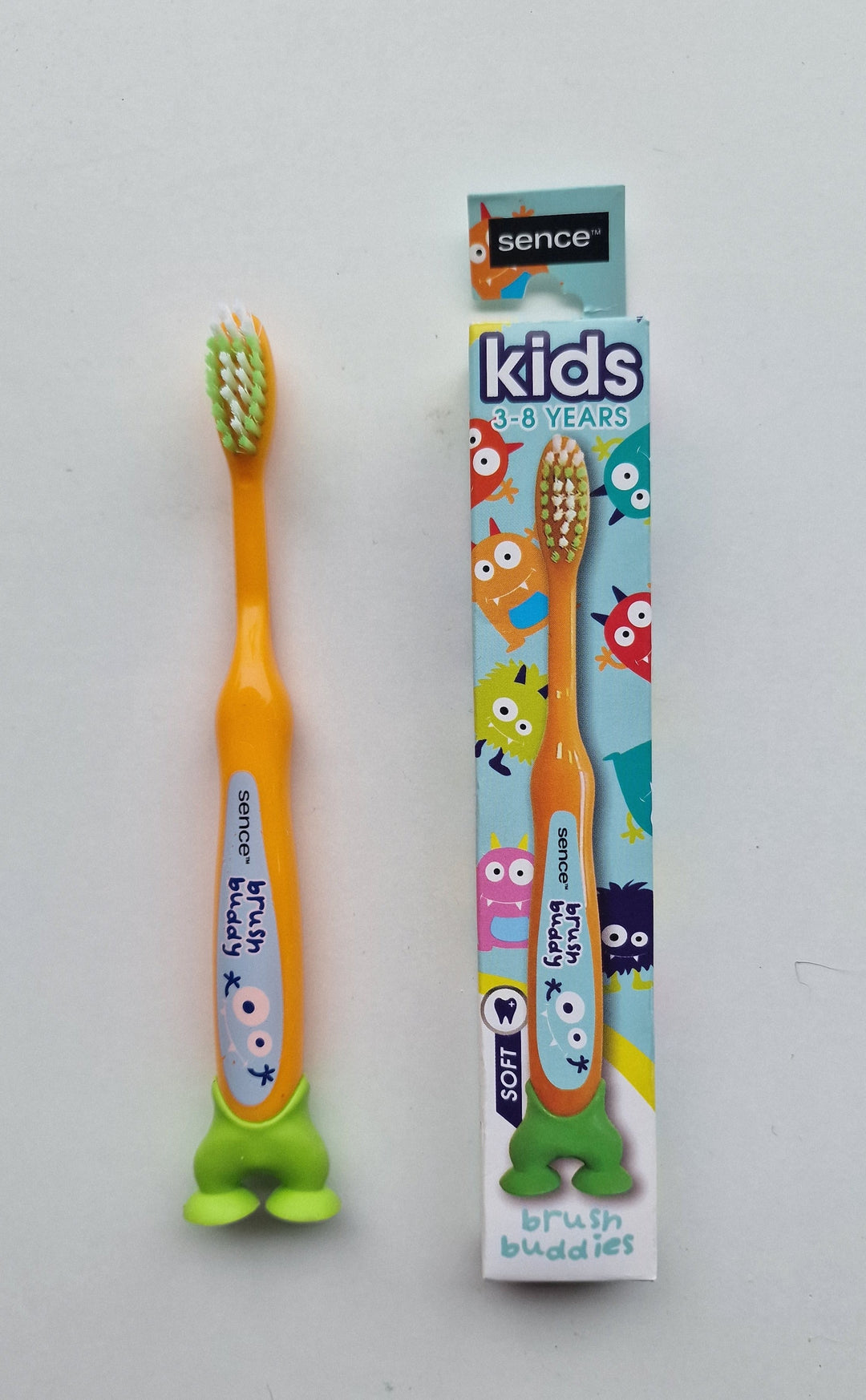 Kinder - Zahnbürste " Brush Buddies " mit Saugnapf-Füßen