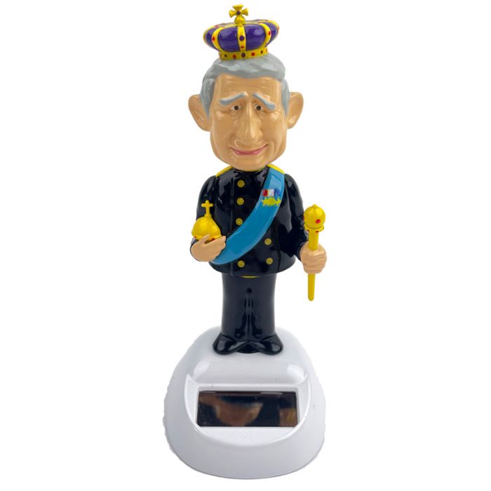 King Charles Solar Figur +++