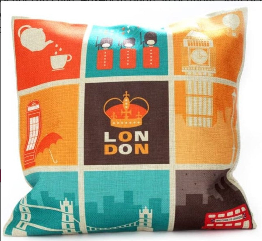 Kissenbezug " London"  40cm  x 40 cm ohne Füllkissen - British Moments