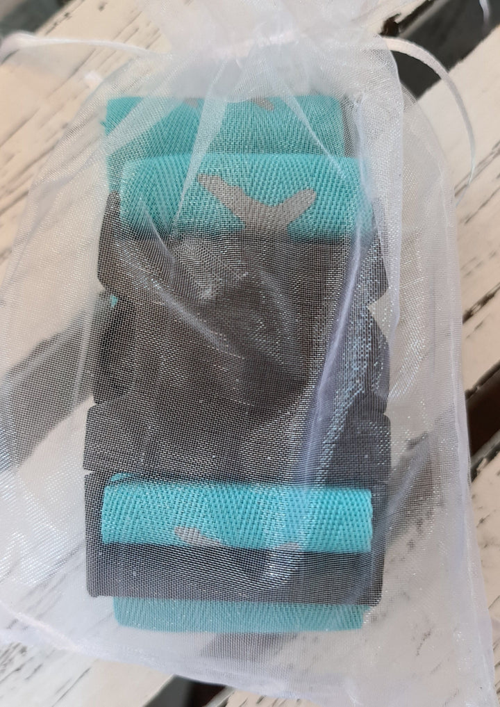 Koffergurt, türkis mit Flugzeugen, verstellbar - British Moments / Fernweh-Kaufhaus