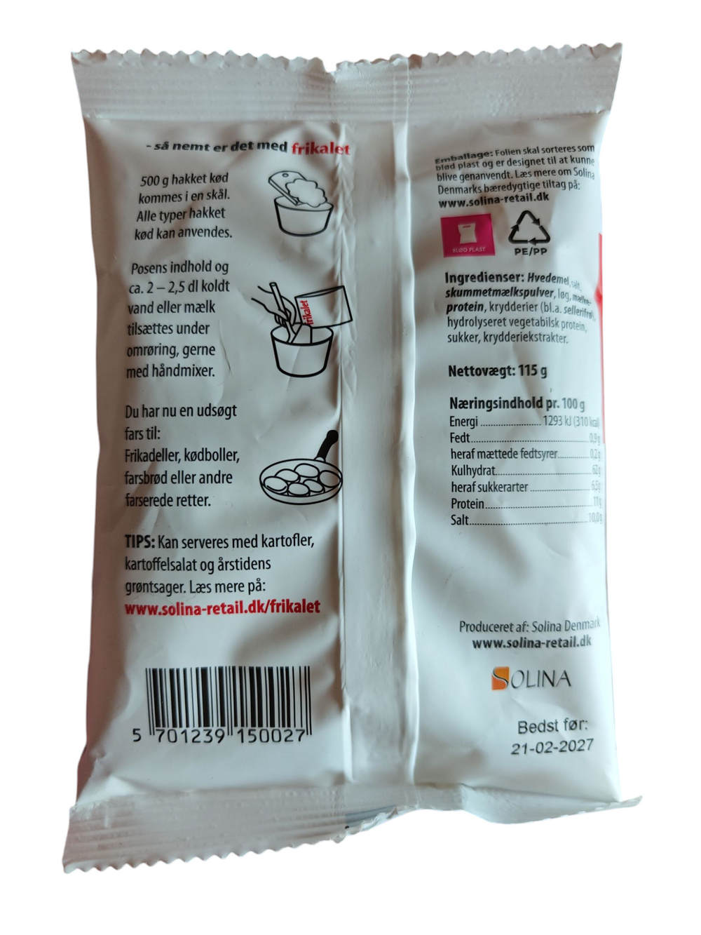 Kräuterwürzmischung für Koedboller (Hackfleischbällchen) , 115 gr.