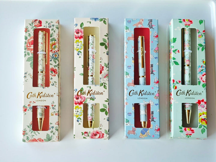 Kugelschreiber mit Blumenmuster von Cath  Kidston, Motiv 1, auch in anderen Motiven erhältlich