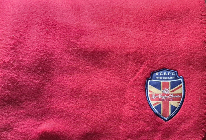 Kuscheldecke, Fleece, rot", Polo Club Royal County of Berkshire - British Moments / Fernweh-Kaufhaus