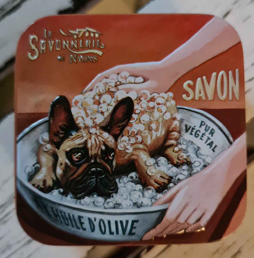 La Savonnerie, parfümiertes Seifenstück in dekorativer Blechdose, 100 gr - British Moments / Fernweh-Kaufhaus