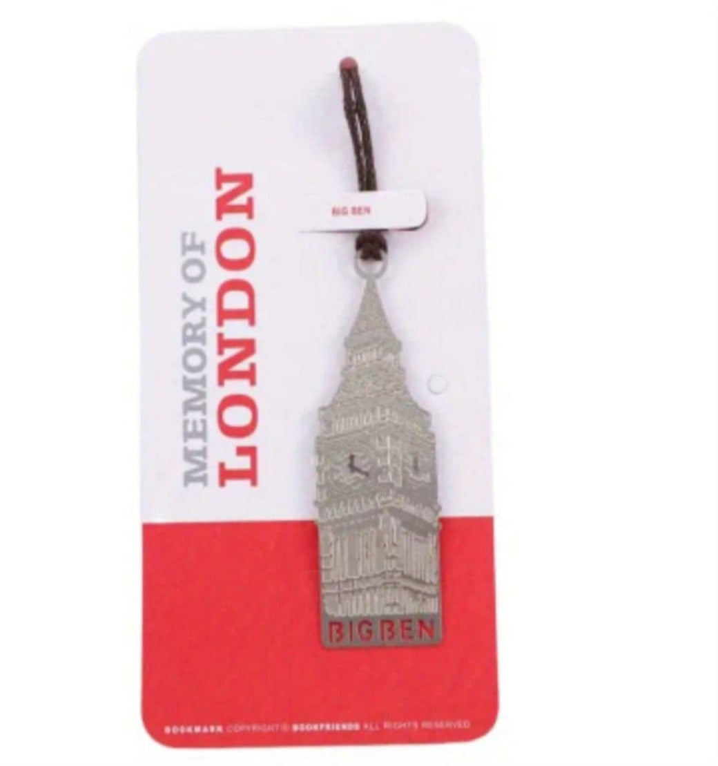 Lesezeichen (Bookmark)  "Big Ben" , dünnes Metall