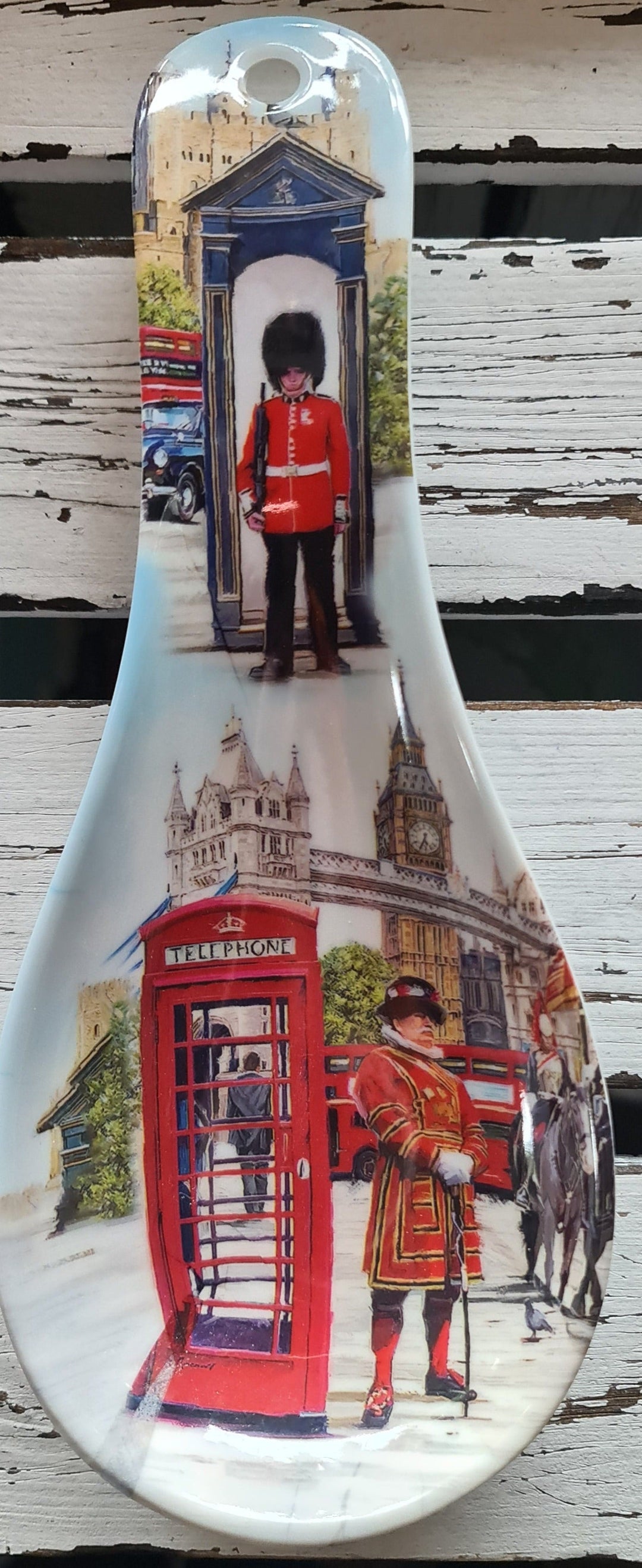 Löffel-Ablage ( Spoon-Rest) "London "  (Lesser&Pavey) - British Moments / Fernweh-Kaufhaus