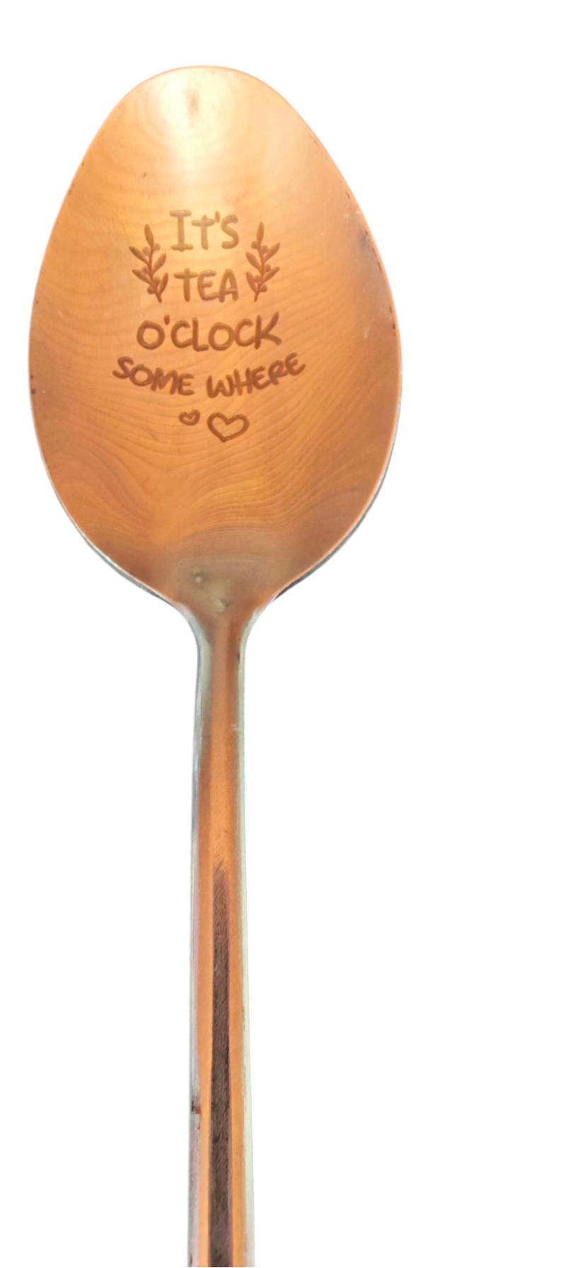 Löffel, "It's Tea o'clock somewhere",  Edelstahl