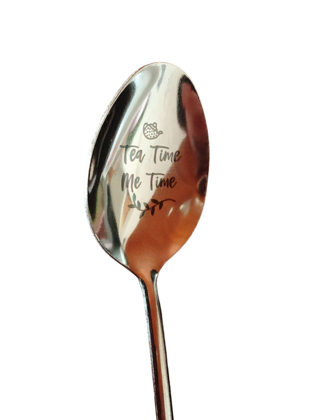 Löffel, "Tea Time me Time ", Edelstahl  rostfrei