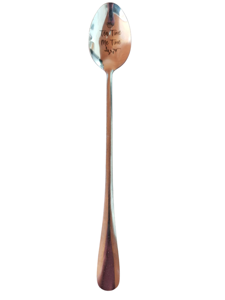 Löffel, "Tea Time me Time ", Edelstahl  rostfrei