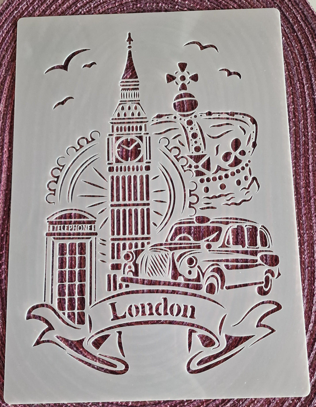 London Schablone - für Deine eigenen Projekte