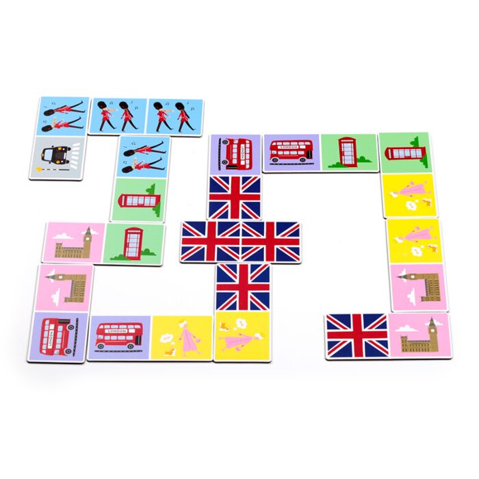 London Souvenir Kinder-Domino-Set