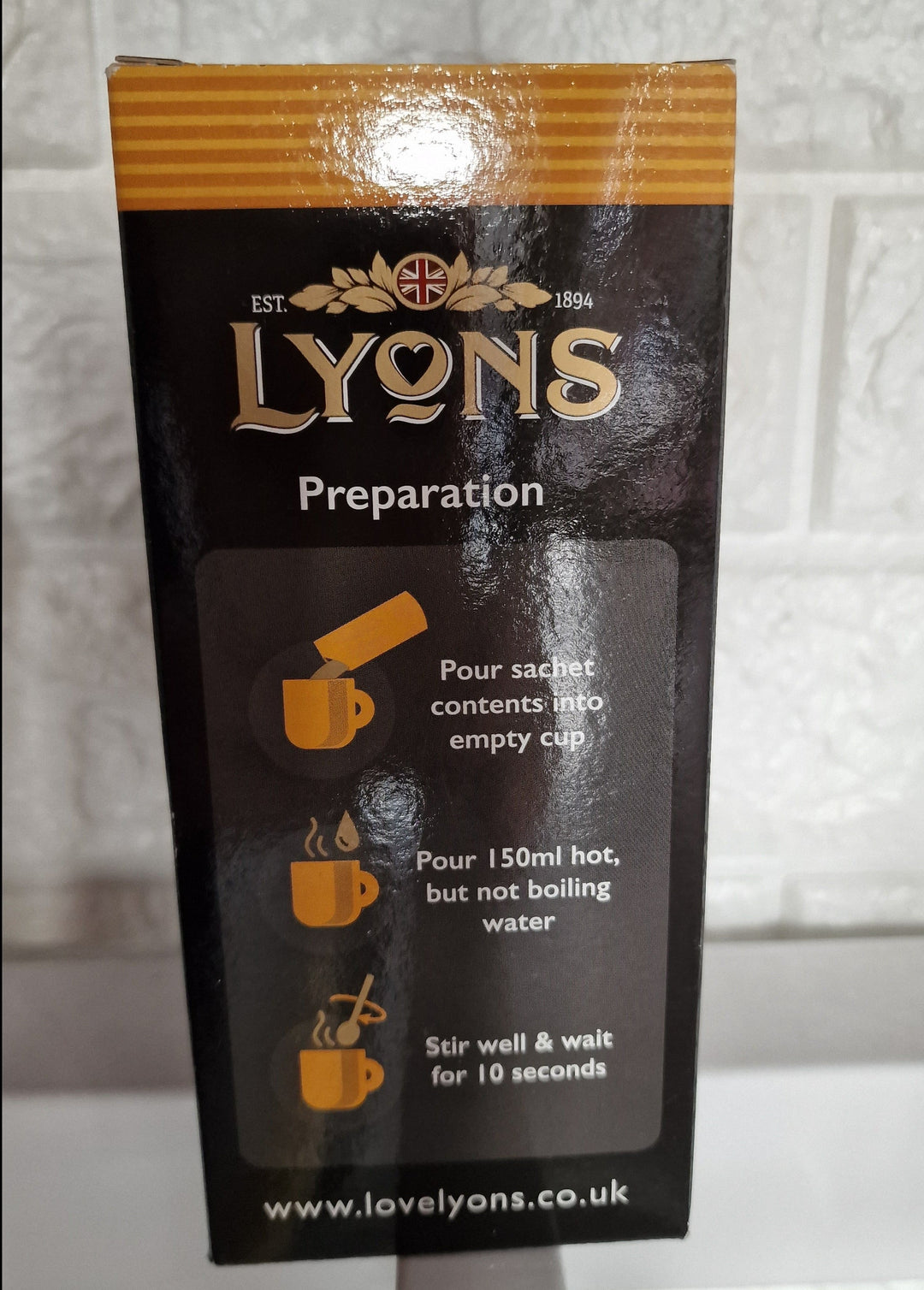 Lyons Cappuccino  Typ "Gingerbread"