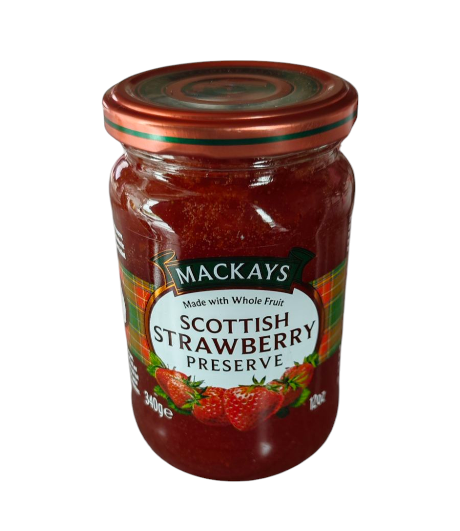 Mackays Scottish Strawberry Preserve  340 gr Glas