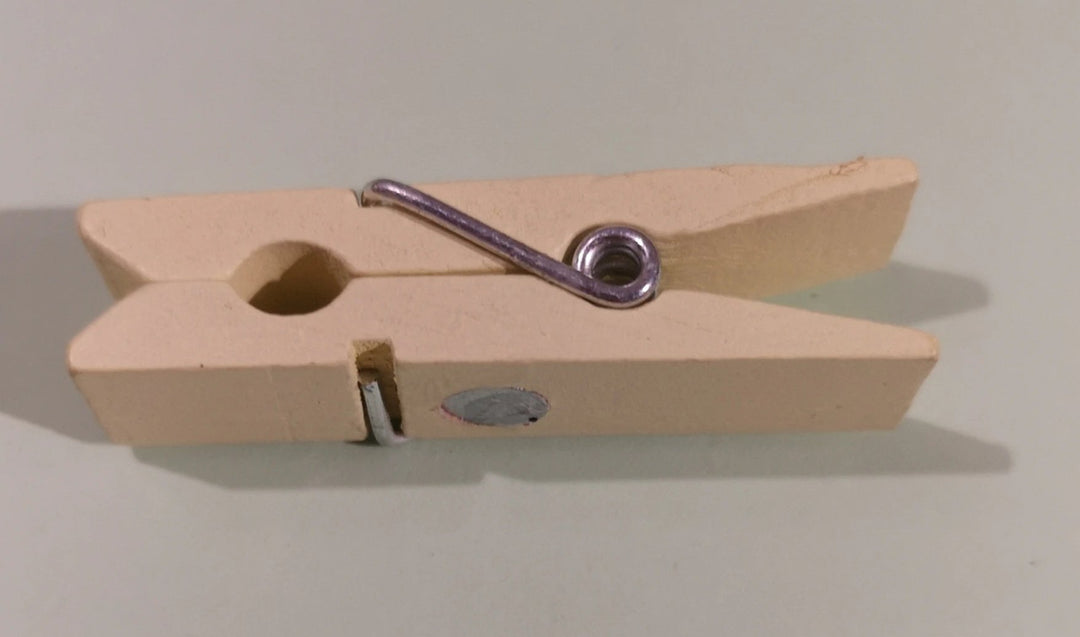 Magnetische Memo - Holzklammern   "I love U" - British Moments