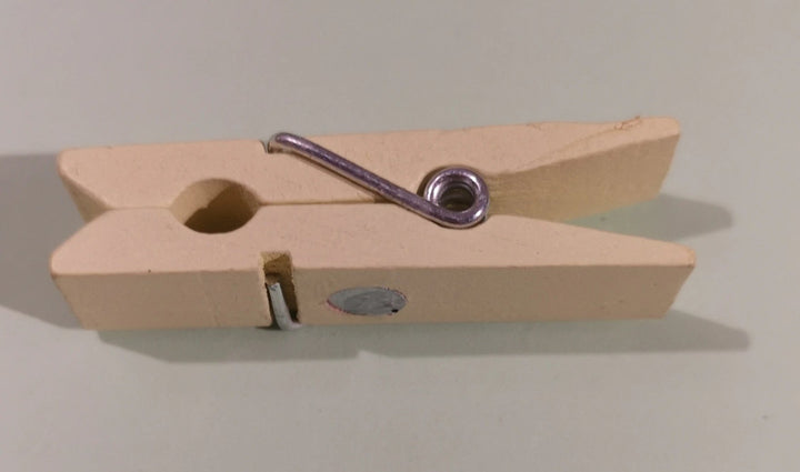 Magnetische Memo - Holzklammern   "I love U" - British Moments