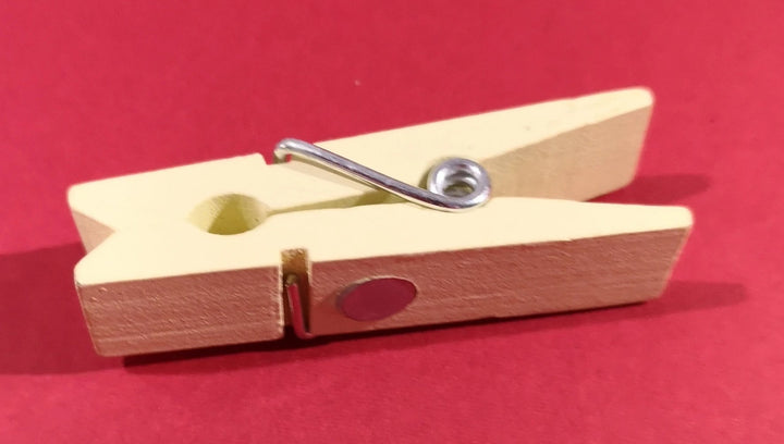 Magnetische Memo - Holzklammern   "Look" - British Moments