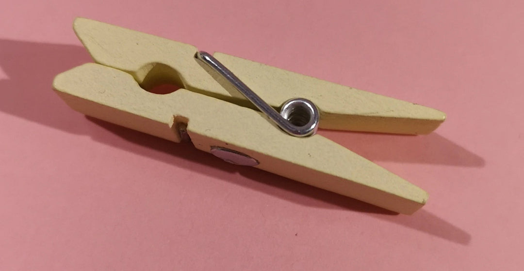 Magnetische Memo - Holzklammern   "Never" - British Moments