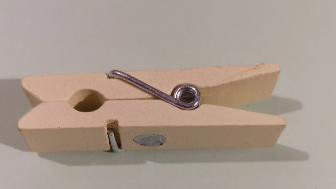 Magnetische Memo - Holzklammern   "Soon" - British Moments