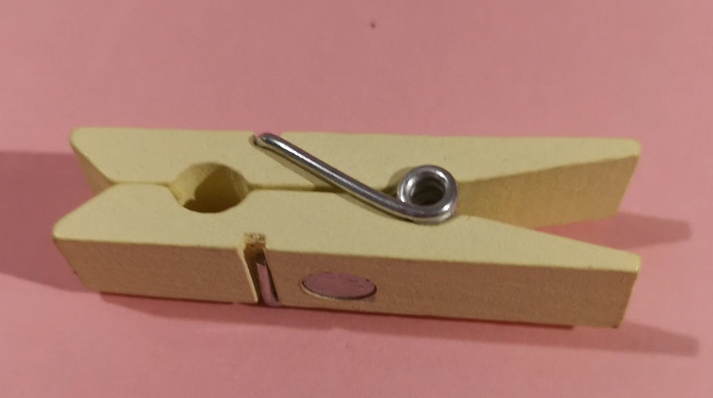 Magnetische Memo - Holzklammern   "Yeah" - British Moments