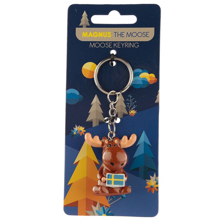 "Magnus the Moose " Elch Schlüsselanhänger - British Moments / Fernweh-Kaufhaus