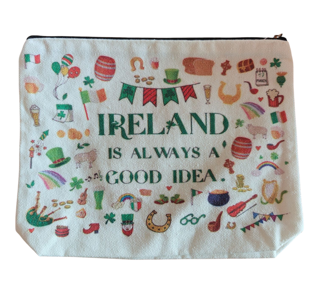 Make-up/ Kosmetik-Tasche, "Ireland is always a good idea"