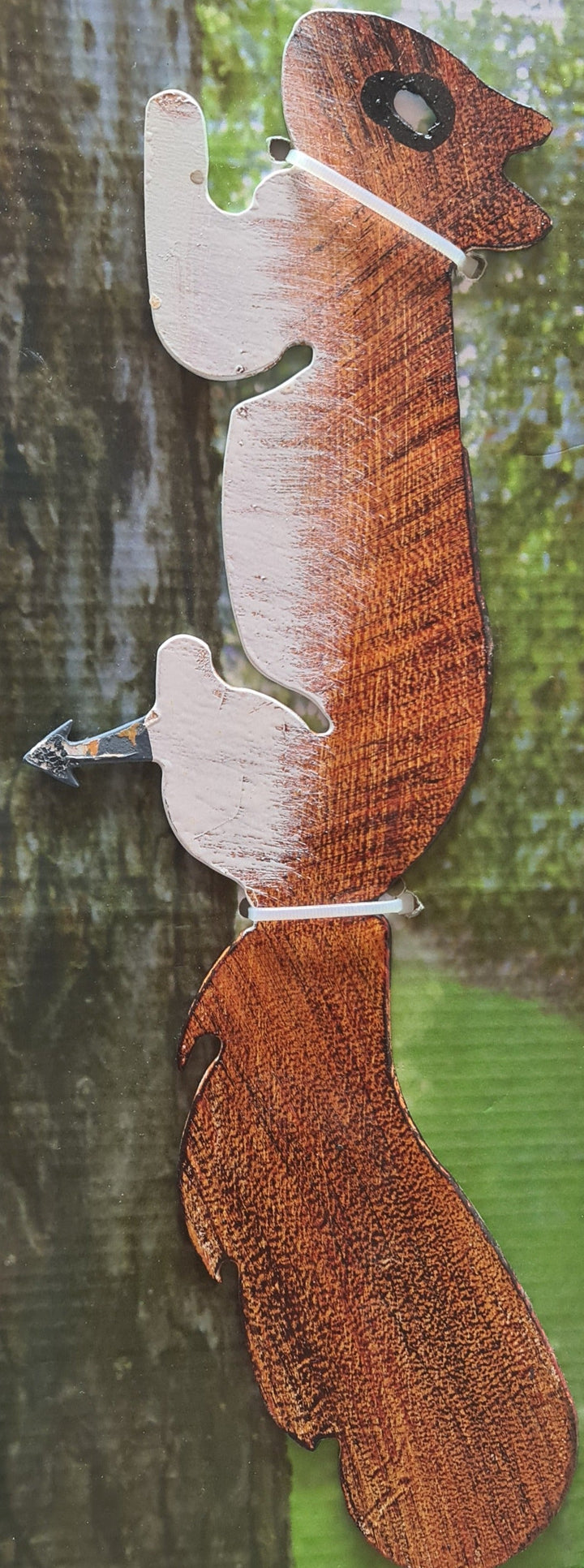 Metall Eichhörnchen zum Einstecken in Baumrinde, 37 cm - British Moments