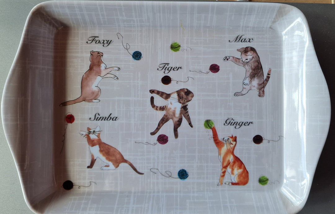 Mini Tablett "Katzen"