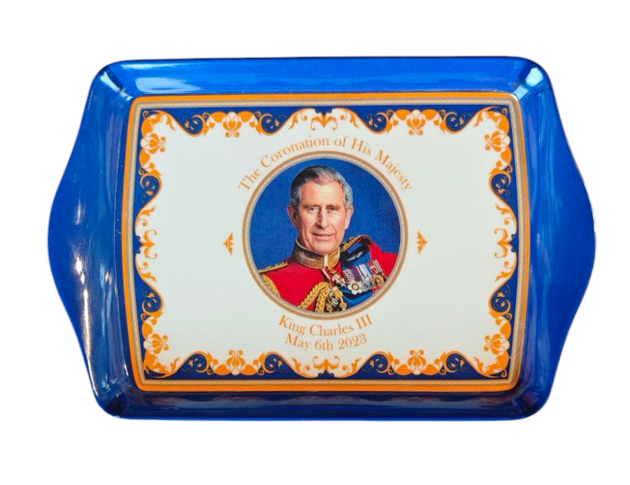 Mini Tablett  "King Charles III. "