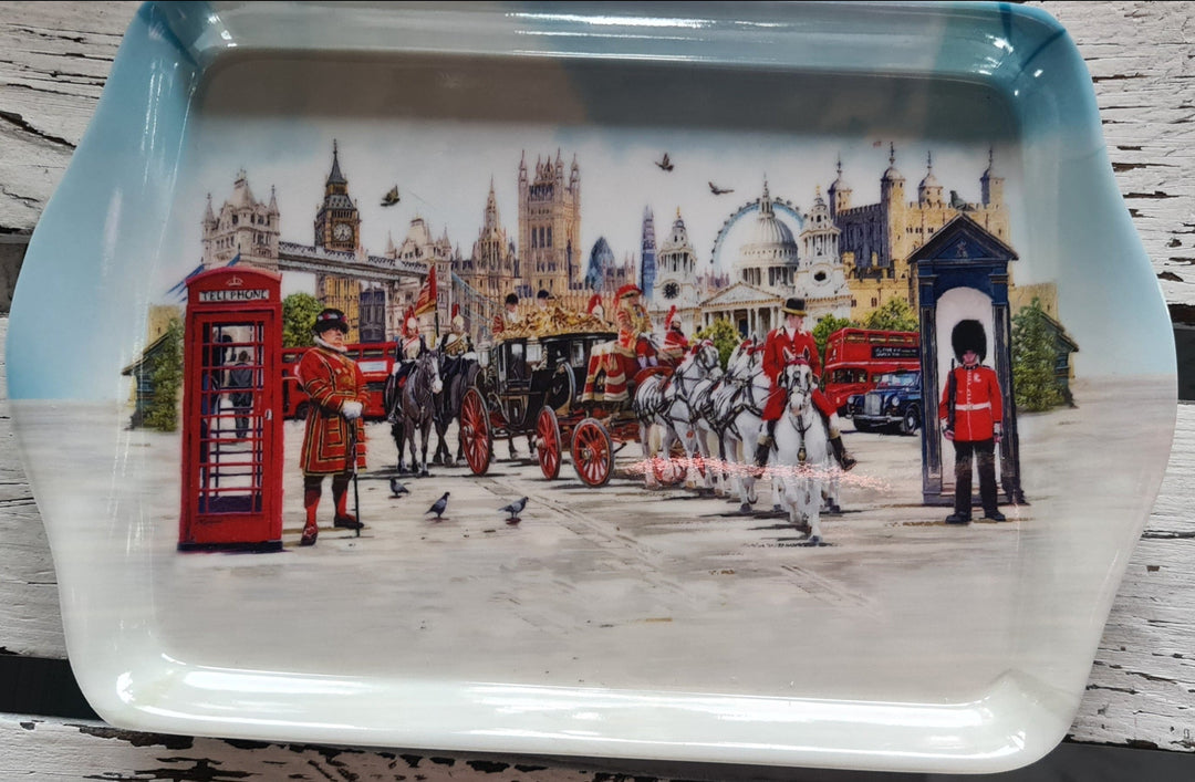 Mini Tablett  "London "  (Lesser&Pavey) - British Moments / Fernweh-Kaufhaus